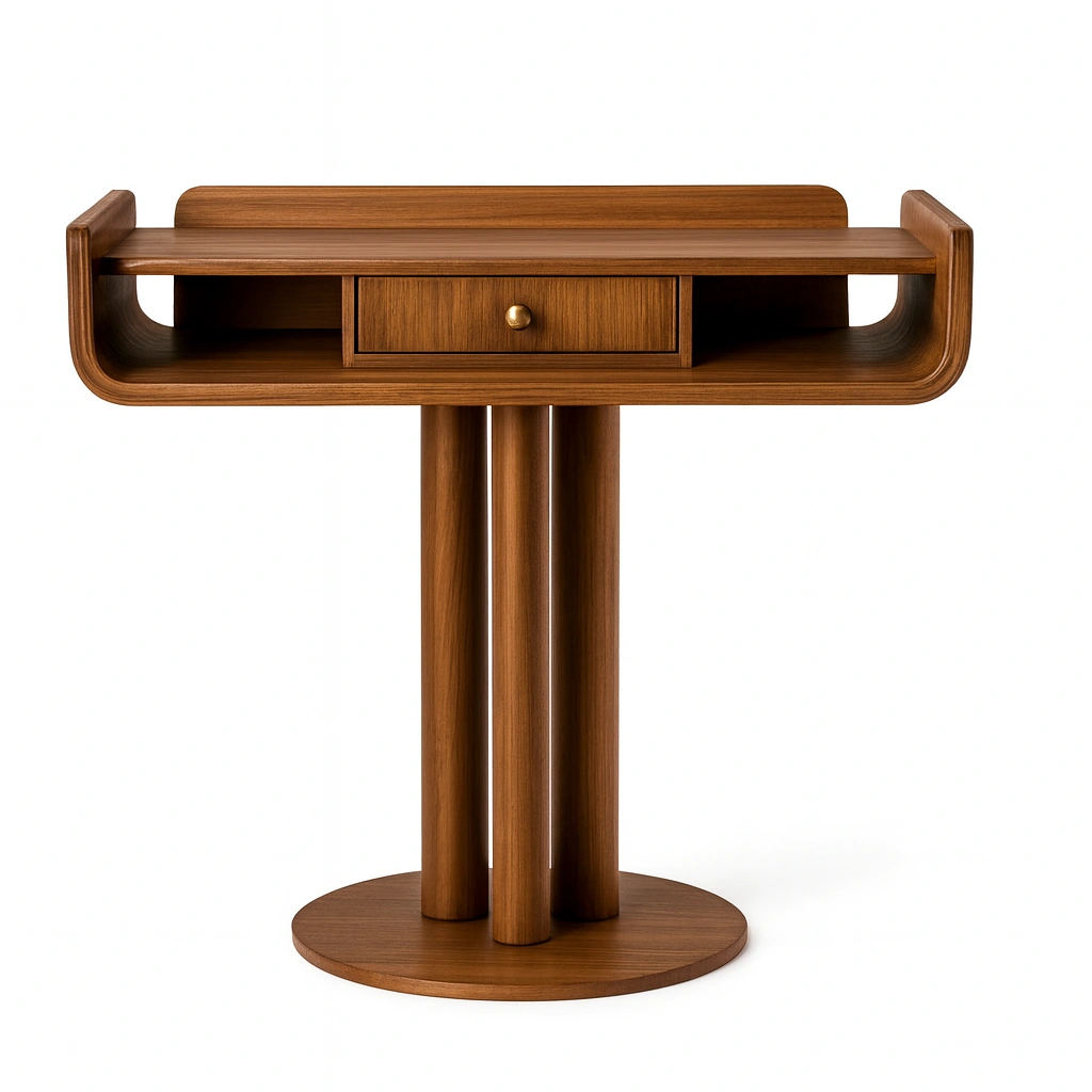 Tavolino moderno in legno massello-woodhomecraft